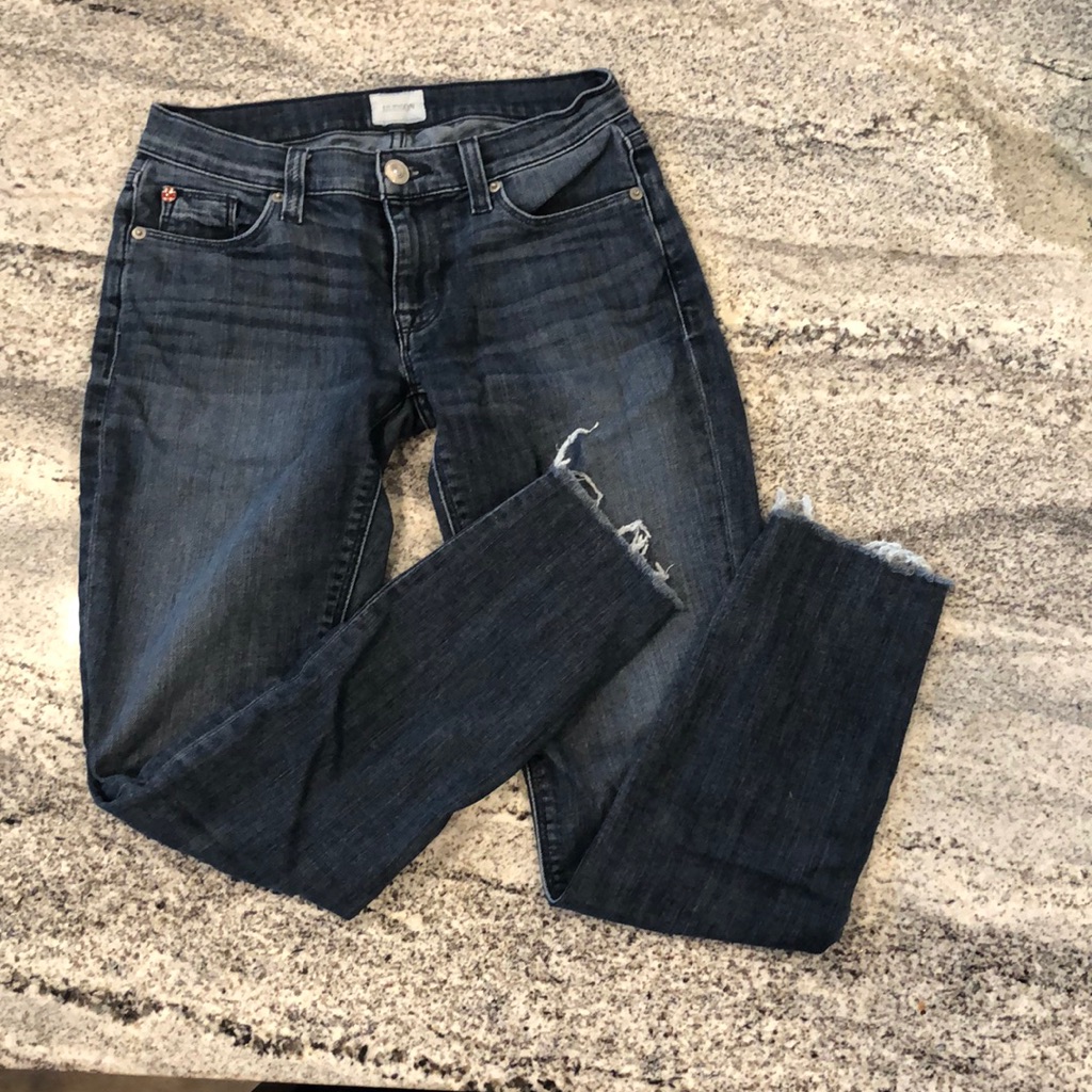 Hudson Brand Distressed Skinny Jeans